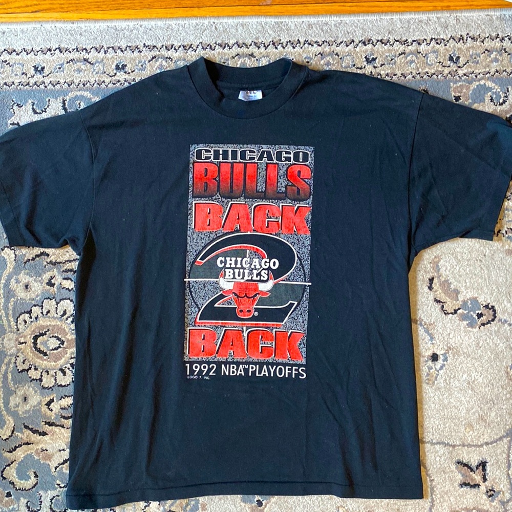 Vintage 1992 Chicago bulls back to back shirt